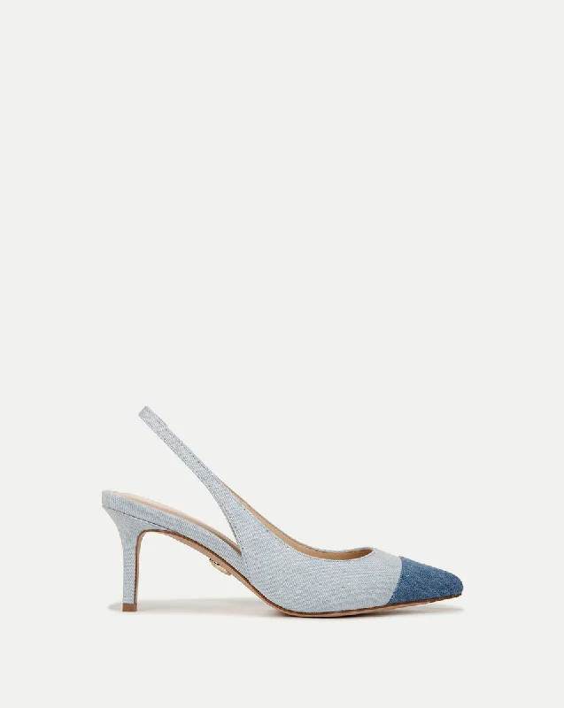 Liliana Denim Slingback Pump