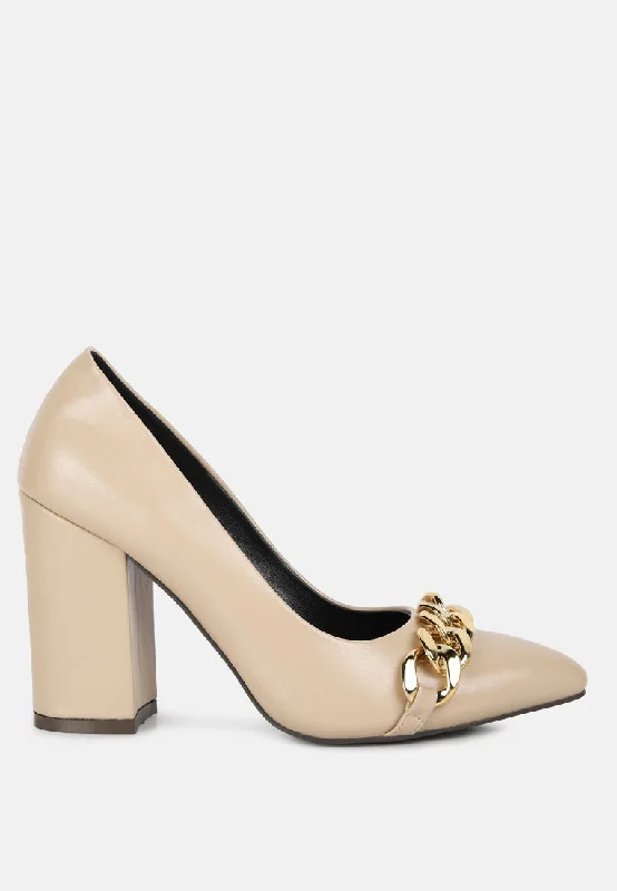 Majesty Block Heel Pumps