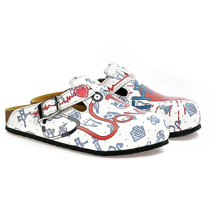 White Doctor Clogs WCAL325